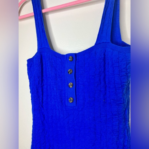 FREE PEOPLE Short and Sweet Mini Dress in Mazarine Size Small - Picture 8 of 8